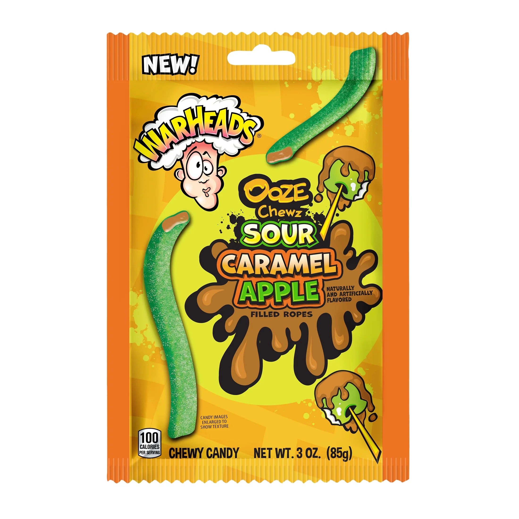 Warheads Halloween Ooze Chewz Caramel Apple Ropes 3oz (85g) – MCR Snack ...