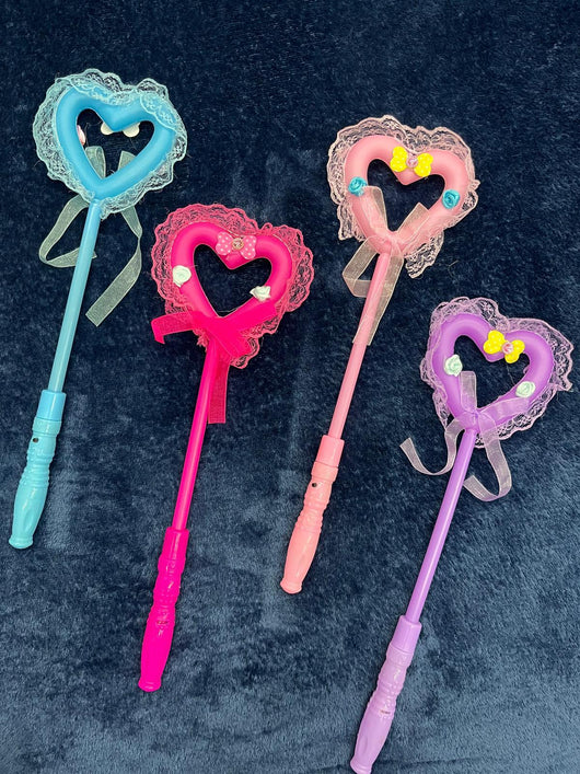Buy Fairy Princess Heart Wand LED Light Up Angel Wand Sticks
