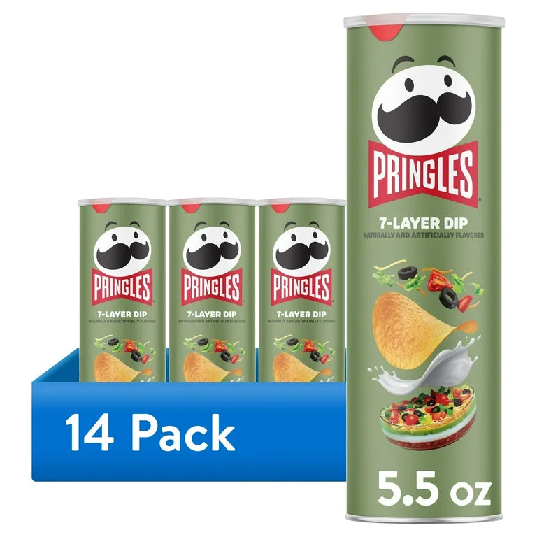 Pringles 7 Layer Dip 5.5oz (158g) - Case Of 14 (BBE: April 2026) – MCR ...