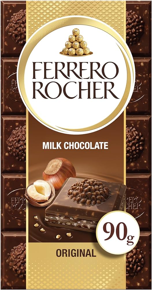 Ferrero Rocher Original Milk Chocolate Bar (90G) – MCR Snack Distro