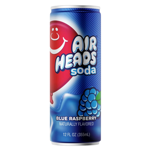 Buy Airheads Soda Blue Raspberry 12oz USA (355ml) Single Can