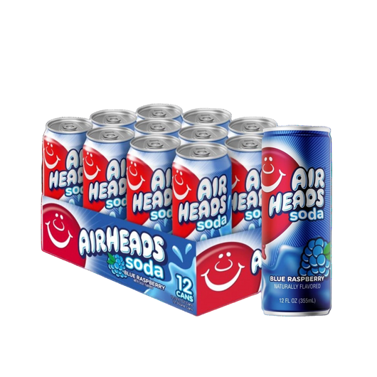 Airheads Soda Blue Raspberry 12oz USA (355ml) – MCR Snack Distro