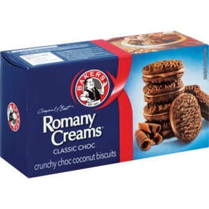 Buy Bakers Romany Creams Classic Choc 12 Pack (12 x 200g)