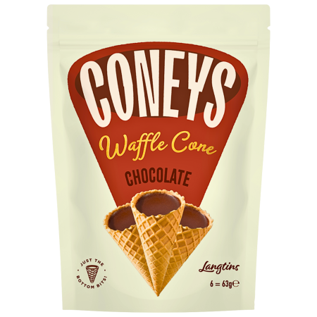 Coneys Waffle Cone Chocolate - 63g – MCR Snack Distro