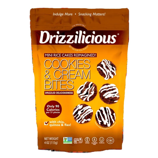 Buy Drizzilicious Cookies & Cream Bites – 4oz (113g)
