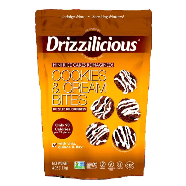 Buy Drizzilicious Cookies & Cream Bites – 4oz (113g)