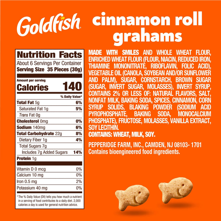 Goldfish Cinnamon Roll Grahams 6.6oz (187g) – MCR Snack Distro