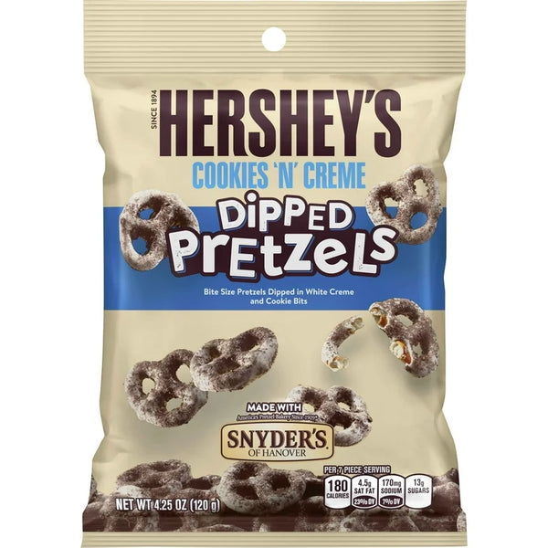 Buy Hershey's Cookies 'n' Creme Dipped Pretzels 4.25 oz (120g)