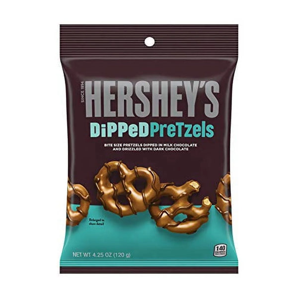 Buy Hershey's Dipped Pretzels 4.25oz (120g) Bag