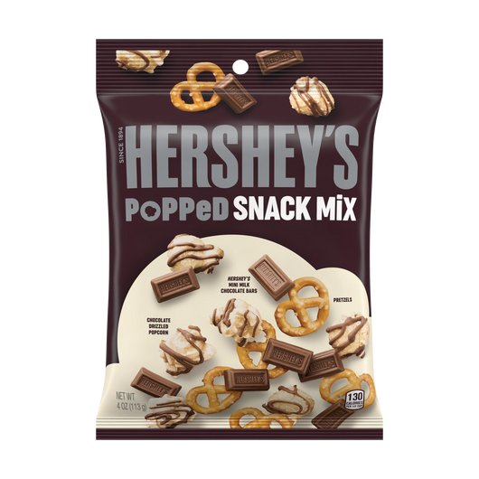 Buy Hershey's, Popped Popcorn and Milk Chocolate Snack Mix, 4 oz (113g)