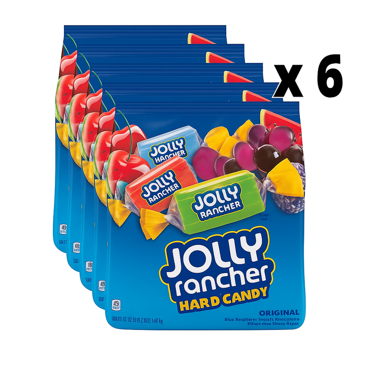 Jolly Rancher Hard Candy – 50oz (1.41kg) Bag – 6CT Bulk Case – MCR ...