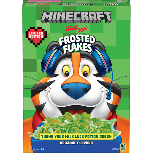 Buy Kelloggs Frosted Flakes Cereal Minecraft Original Flavour Limited Edition - 340g