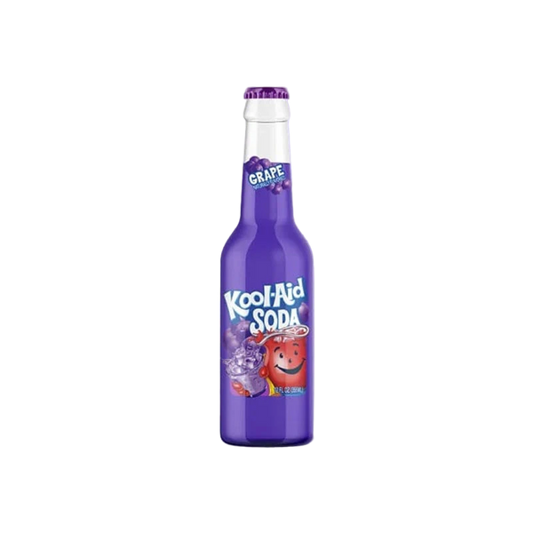 Buy Kool Aid Soda Grape Glass Bottle - 12fl oz (355ml)
