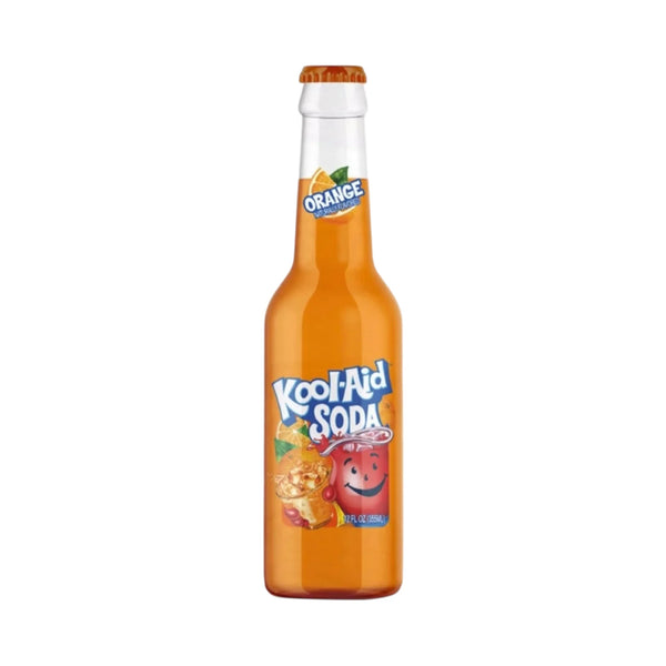 Buy Kool Aid Soda Orange Glass Bottle - 12fl oz (355ml)