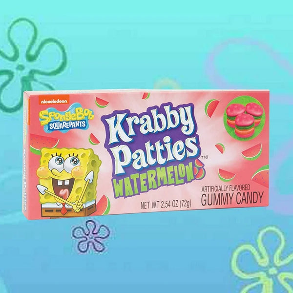 Buy SpongeBob SquarePants Gummy Krabby Patties Watermelon 2.54oz (72g)