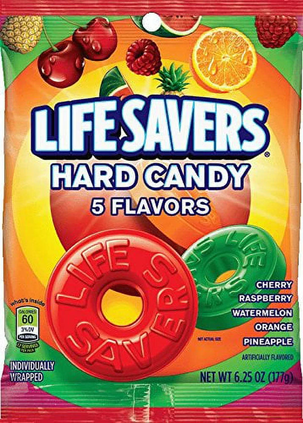 Buy Life Savers Hard Candy 5 Flavours 6.25oz USA (177g)