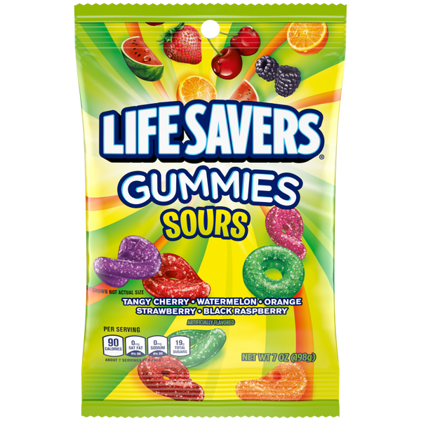 Buy Life Savers Sours Gummies USA - 7oz (198g)