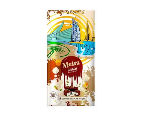 Buy Meltz Viral Dubai Chocolate Coconut Pistachio Knafeh Dubai - 192g