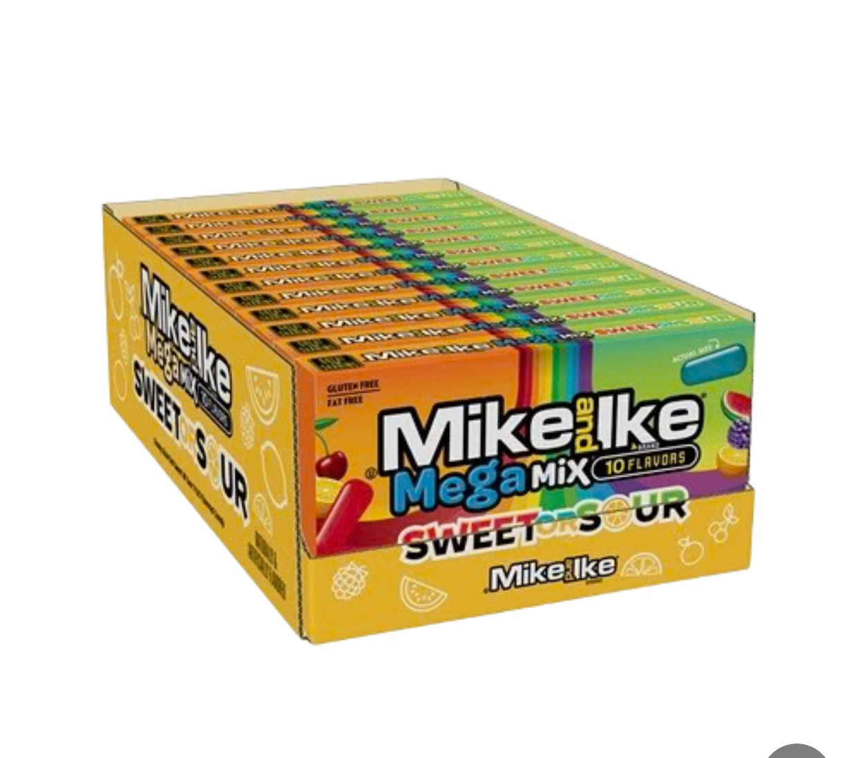 Mike & Ike Mega Mix Sweet & Sour Theatre Box - 4.25oz (120g) – MCR ...