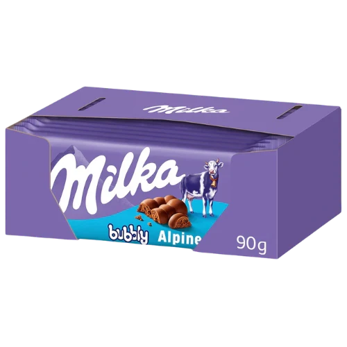 Buy Milka Bubbly Chocolate Milk (90g) Box of 22
