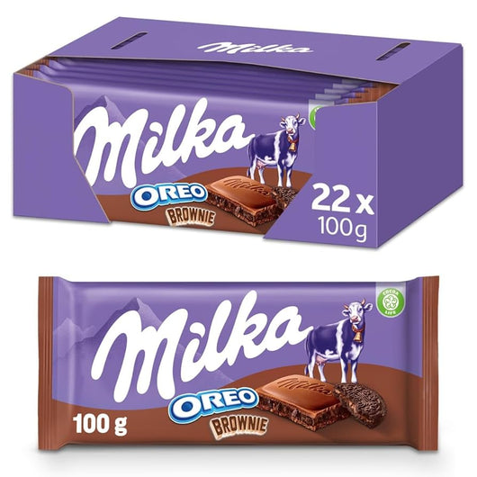 Buy Milka Chocolate Oreo Brownie (100g) Box of 22