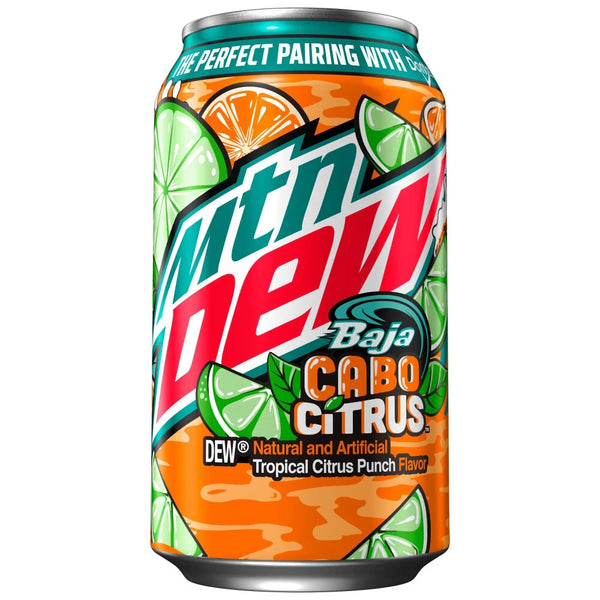 Mountain Dew Baja Cabo Citrus 12oz USA (355ml)