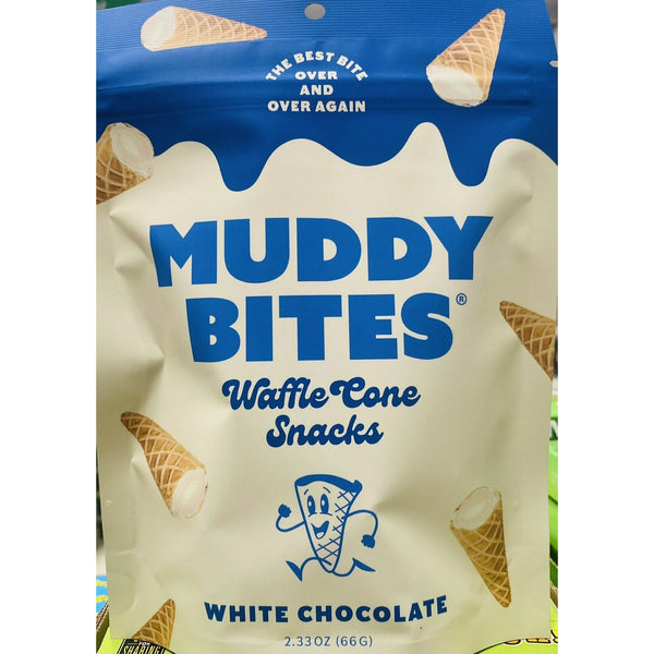 Buy Muddy Bites White Chocolate Cone - 2.33oz (66g)