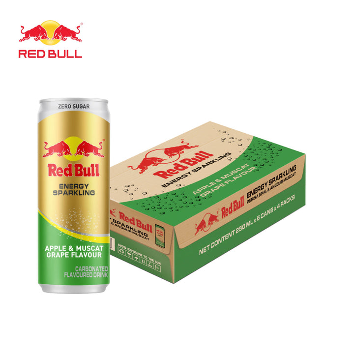 Red Bull Apple Muscat Grape Flavour Energy drink Zero Sugar - (250ml ...
