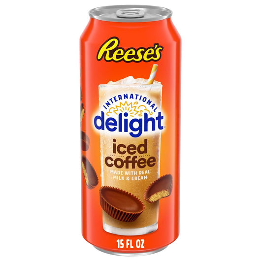 Reese’s Iced Coffee, peanut butter chocolate coffee, best iced coffee drinks, Reese’s coffee drink, Reese’s cold brew, sweet iced coffee, candy-flavored coffee, chocolate peanut butter iced coffee, Reese’s coffee 15 fl oz, dessert-inspired coffee drinks.