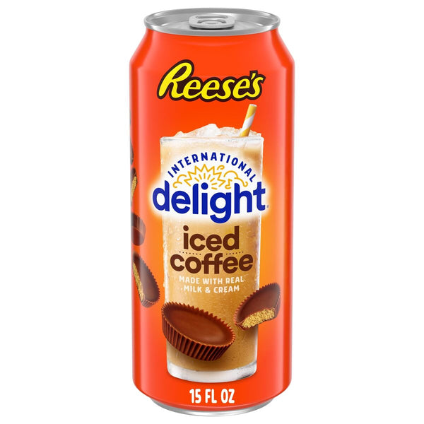 Reese’s Iced Coffee, peanut butter chocolate coffee, best iced coffee drinks, Reese’s coffee drink, Reese’s cold brew, sweet iced coffee, candy-flavored coffee, chocolate peanut butter iced coffee, Reese’s coffee 15 fl oz, dessert-inspired coffee drinks.