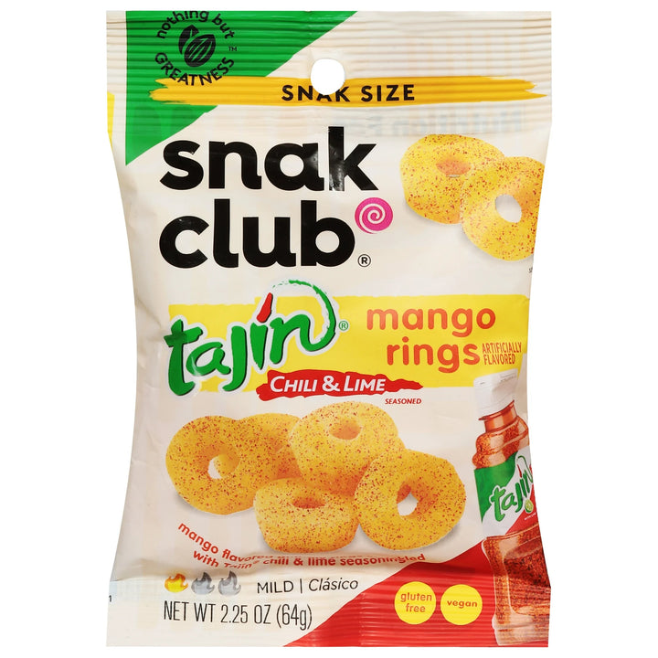 Snak Club Tajin Mango Rings 2.25oz (64g) – MCR Snack Distro