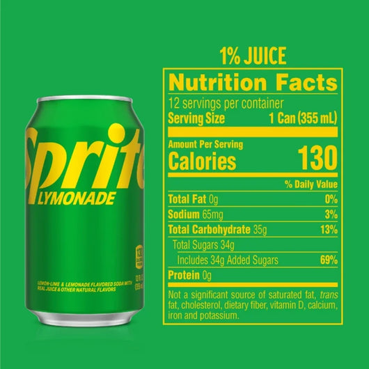 Buy Sprite Lymonade (355ml) Single Can