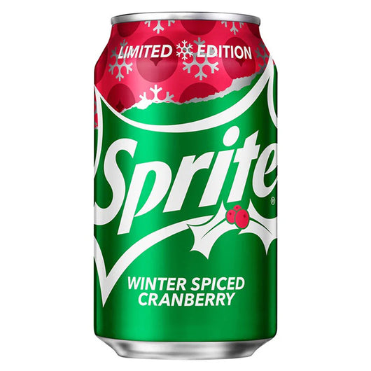 Sprite Winter Spiced Cranberry, limited-edition Sprite, holiday Sprite flavors, Sprite cranberry soda, best Christmas drinks, non-caffeinated holiday drinks, winter Sprite flavors, holiday party beverages, limited-time soda, best festive drinks.