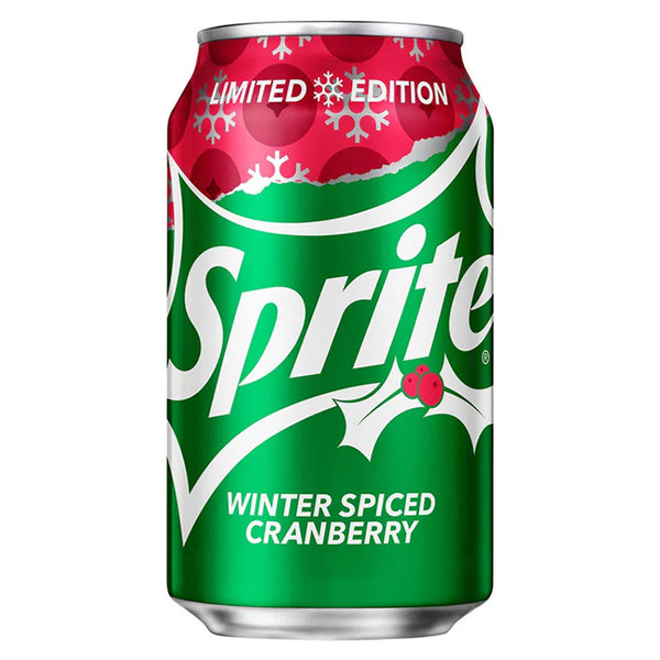 Sprite Winter Spiced Cranberry, limited-edition Sprite, holiday Sprite flavors, Sprite cranberry soda, best Christmas drinks, non-caffeinated holiday drinks, winter Sprite flavors, holiday party beverages, limited-time soda, best festive drinks.