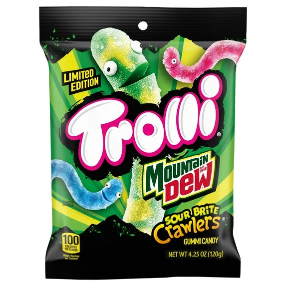 Buy Trolli x Mountain Dew Sour Brite Crawlers Limited Edition 4.25oz (120g)