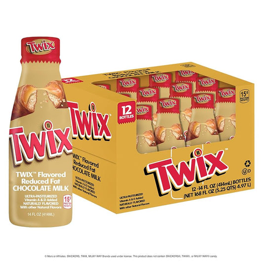 Buy Twix Chocolate Milk USA (Best Before: 11/11/25) - 14fl oz (414ml) 12 Pack