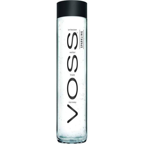 Buy Voss Sparkling Water Glass Bottle - 800ml