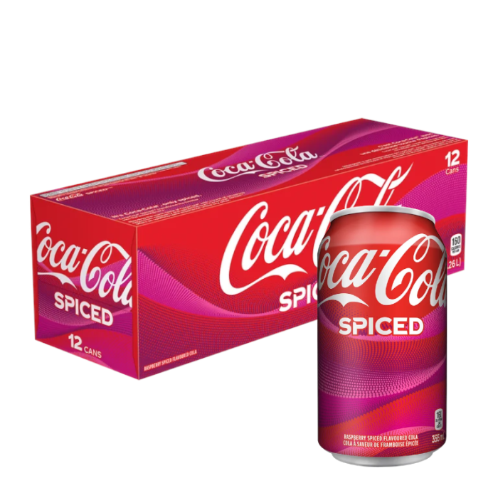 Coca-Cola Raspberry Spiced 355ml – MCR Snack Distro