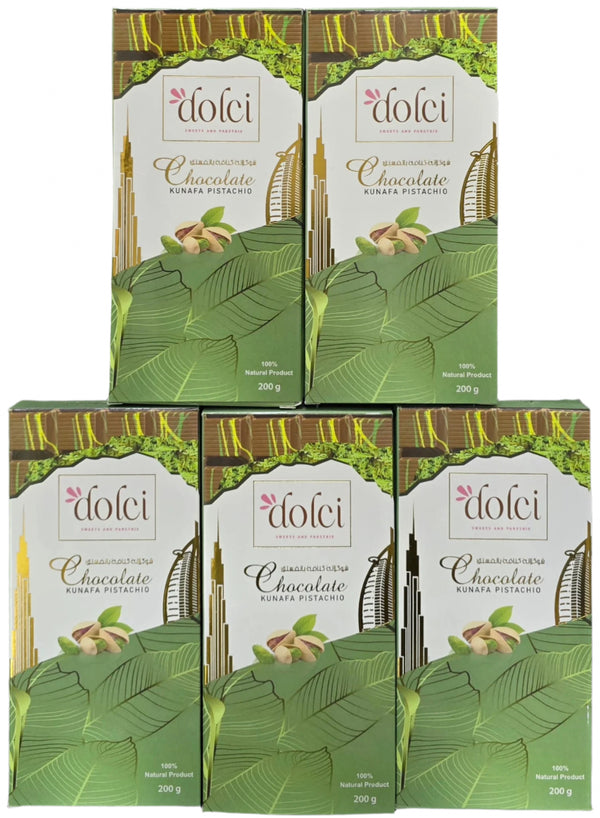 Buy Dubai Viral Kunafa Chocolate Pistachio Bar (200g)