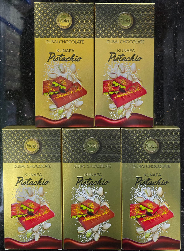 Buy Dubai Viral Kunafa Chocolate Pistachio Bar By Dolici