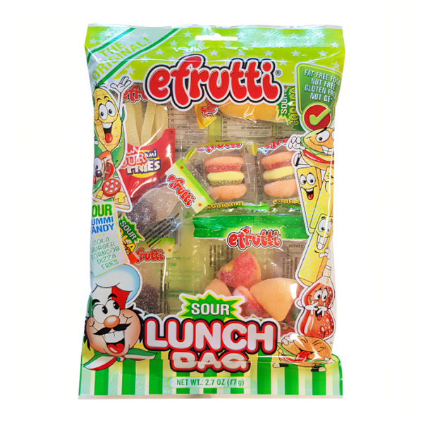 Buy eFrutti Sour Gummi Lunch Peg Bag 2.7oz (77g)