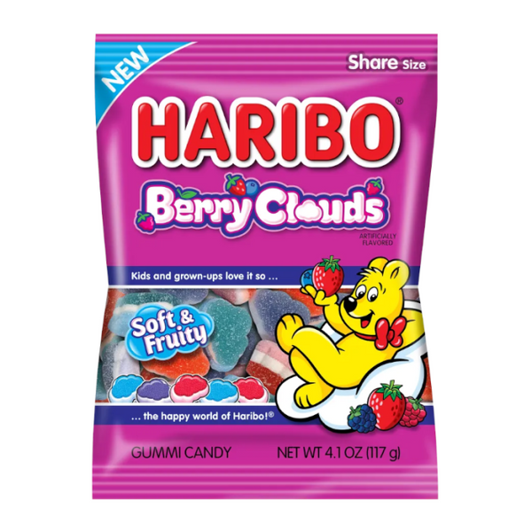 Buy Haribo Berry Clouds USA Peg Bag - 4.1oz (117g)