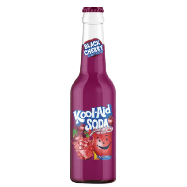 Buy Kool Aid Soda Black Cherry Glass Bottle - 12fl oz (355ml)