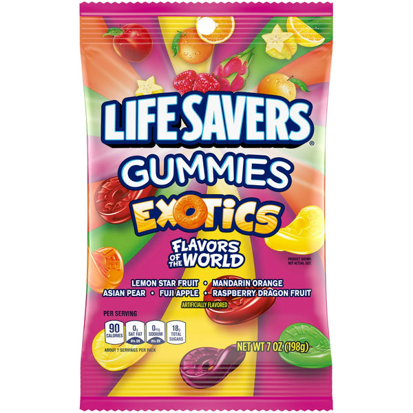 Buy Life Savers Exotics Flavours Of The World Gummies USA - 7oz (198g)