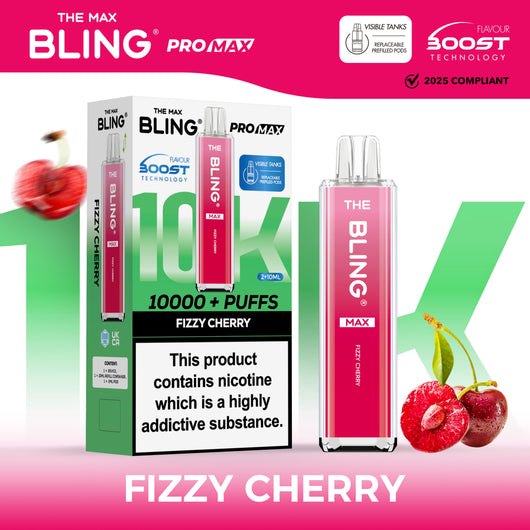 Buy The Crystal Bling Max 10000 Fizzy Cherry