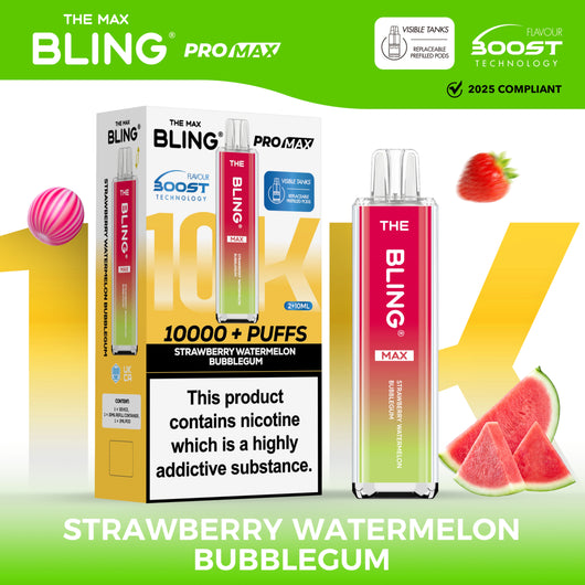 Buy The Crystal Bling Max 10000 Strawberry Watermelon Bubble Gum