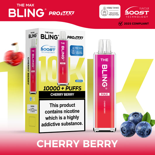 Buy The Crystal Bling Max 10000 Cherry Berry