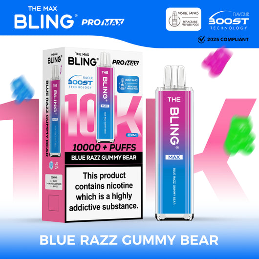Buy The Crystal Bling Max 10000 Blue Razz Gummy Bear