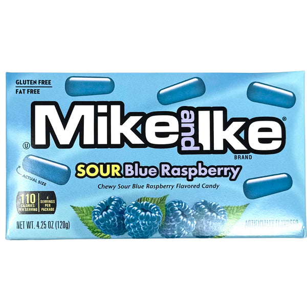 Buy Mike and Ike Sour Blue Raspberry Theatre Box - 4.25oz (120g)