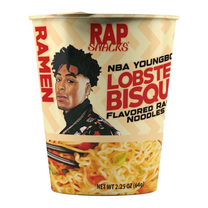 Rap Snacks Lobster Bisque Flavored Ramen Noodles 2.25oz (64g) β MCR ...